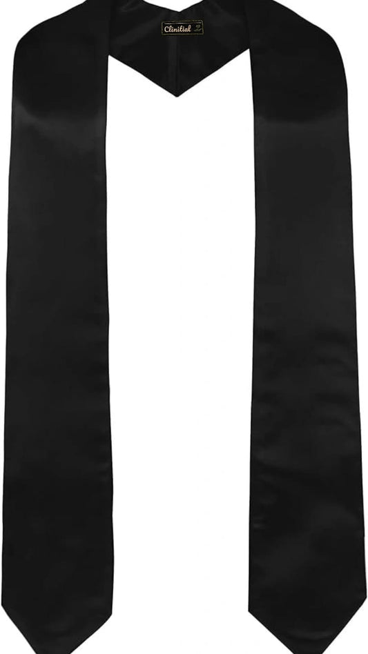 Black Gradution Sash