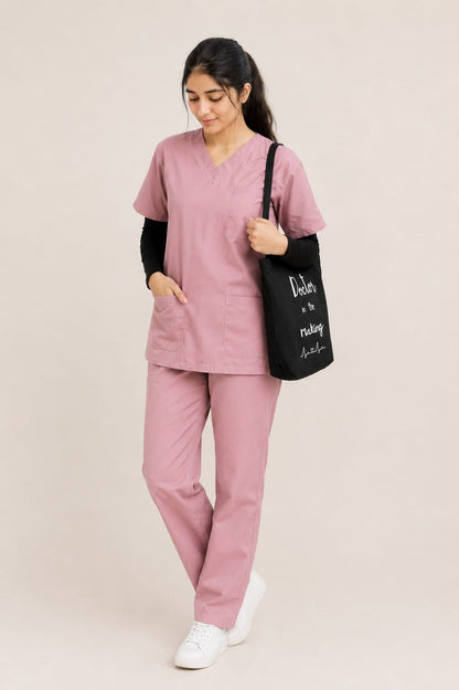 classic Scrub set - light pink