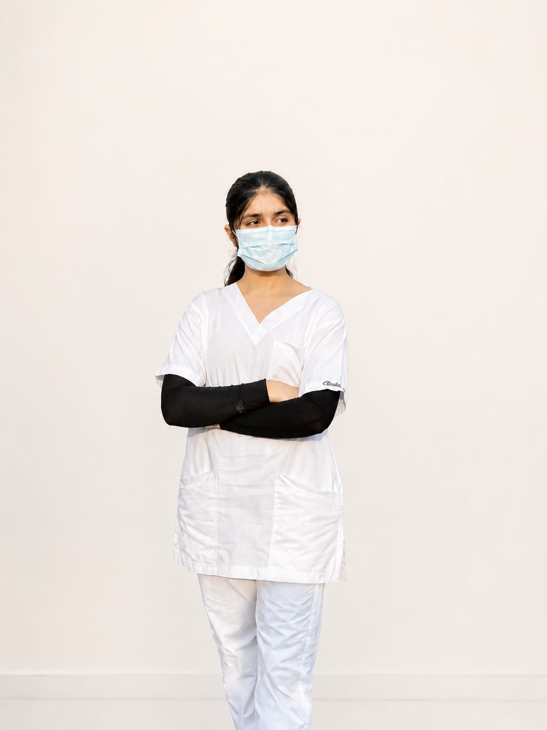 Classic Scrub set - white