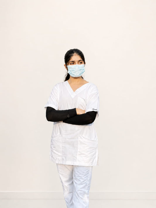 Classic Scrub set - white