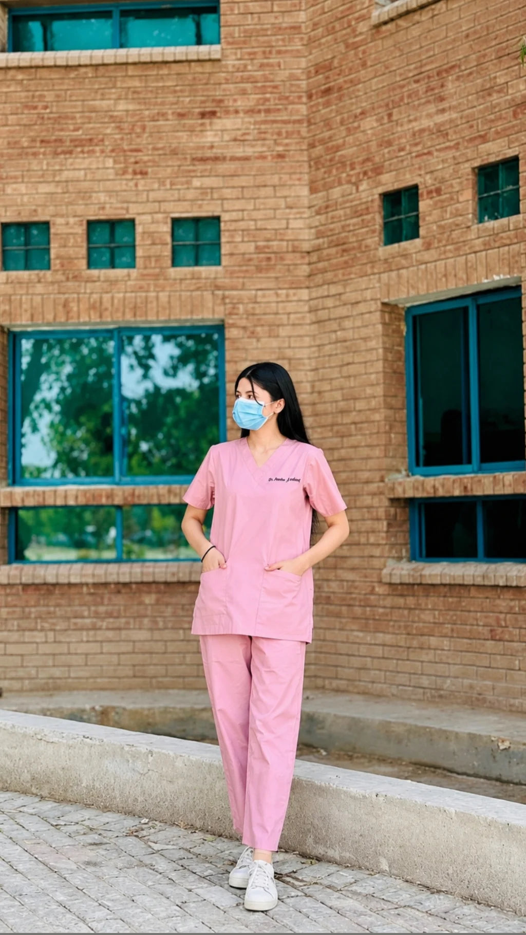 Classic Scrub Set - Rose Pink