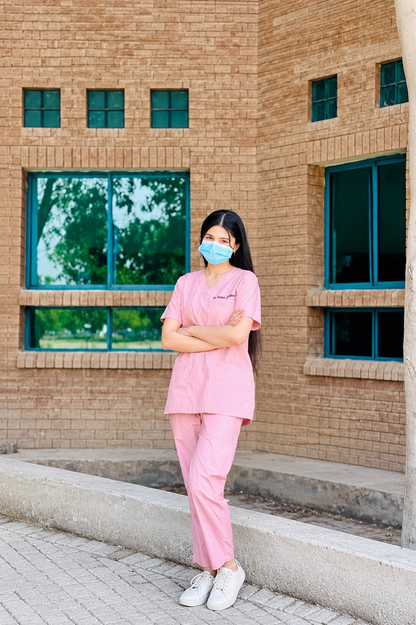 Classic Scrub Set - Rose Pink