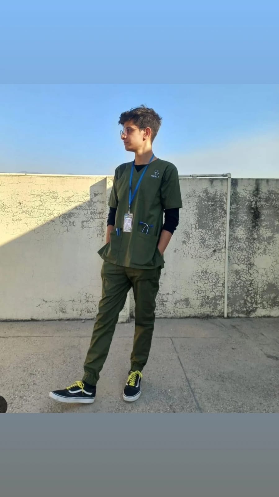 Classic Scrub Set —  Olive green
