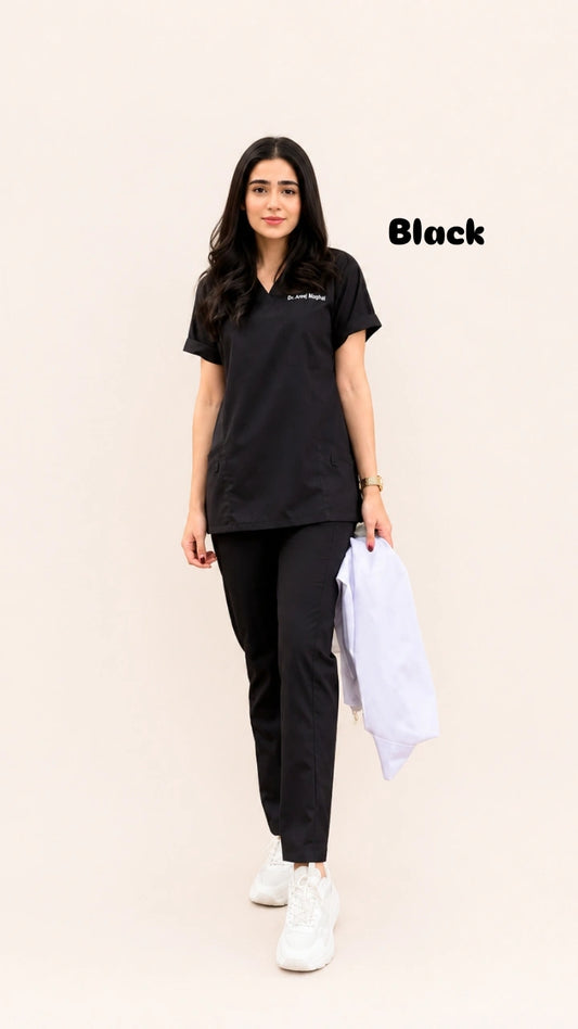 Classic Scrub Set —  Black